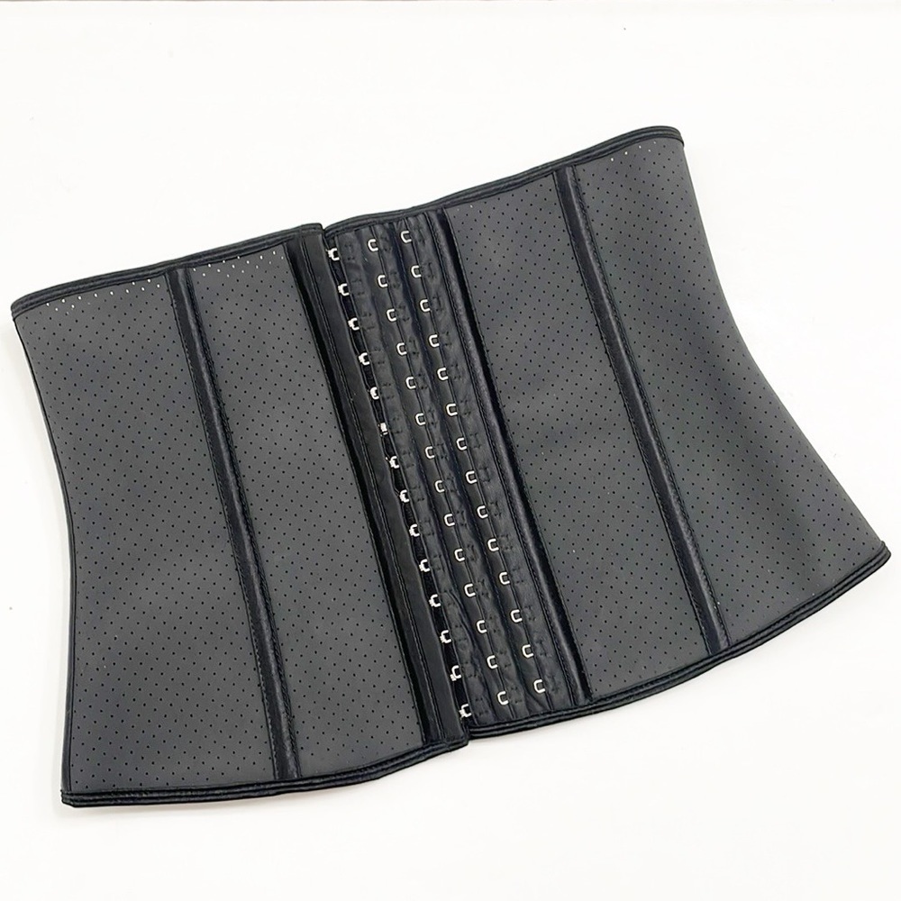 Black mesh corset